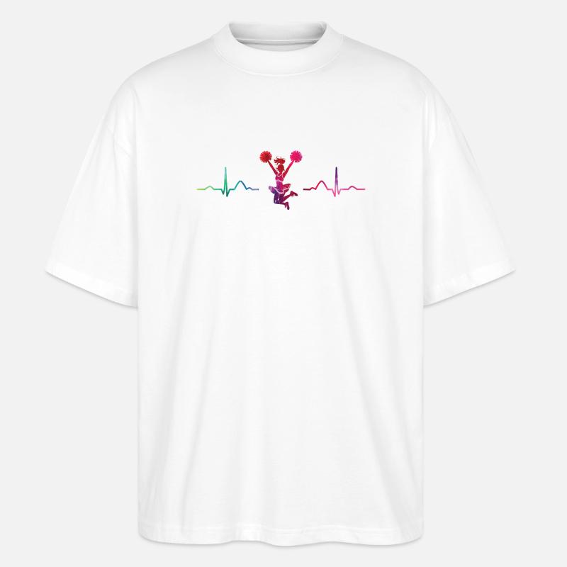 Cheerleader Cheer Mom Cheerleading - Stanley/Stella Oversized Unisex Bio T-Shirt Blaster 2.0 - Weiß