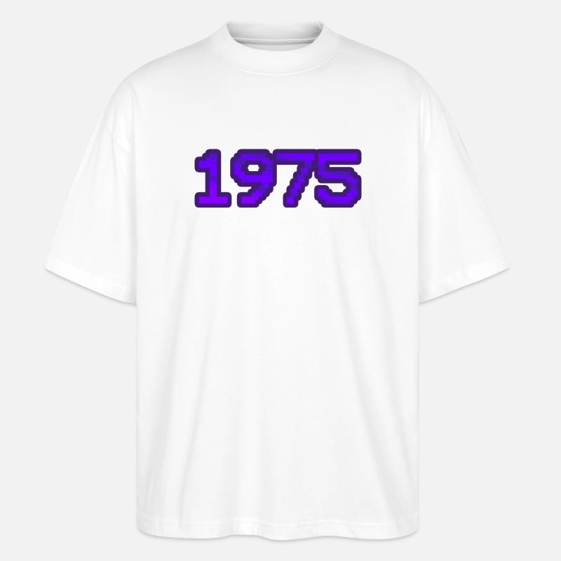 Nerd 1975 - T-shirt bio Blaster 2.0 coupe oversize Stanley/Stella Unisexe - blanc