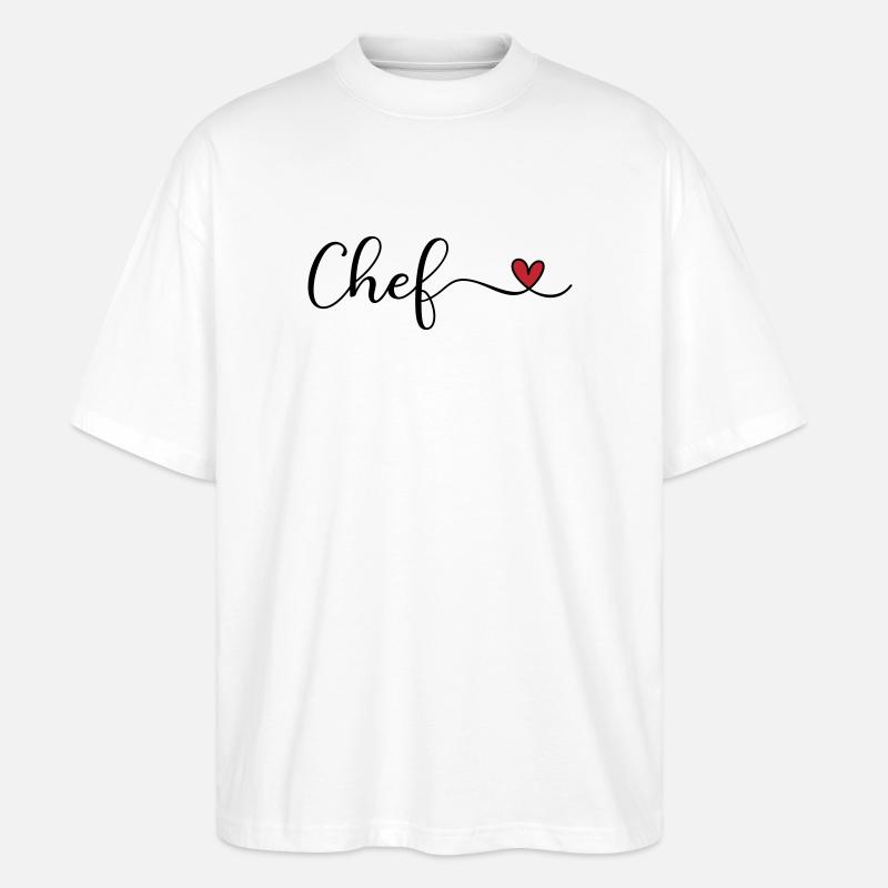 Chef - Stanley/Stella Oversized Unisex Bio T-Shirt Blaster 2.0 - Weiß