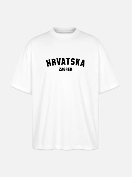 ZAGREB Hrvatska - Kroatien - Croatia - Stanley/Stella Oversized Unisex Organic T-shirt Blaster 2.0 - white