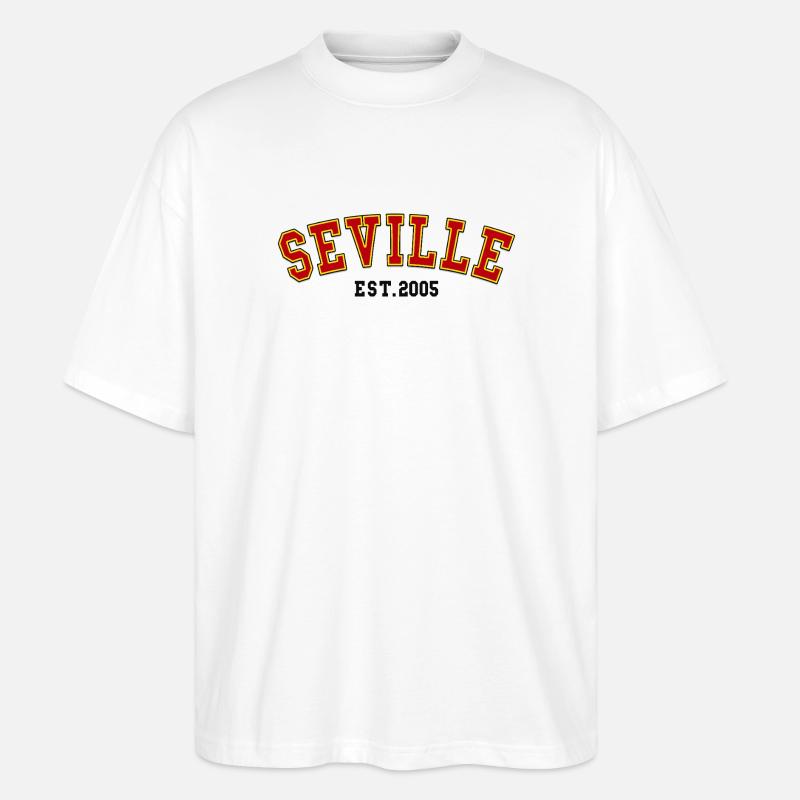 Sevilla Est.2005 - Stanley/Stella Oversized Unisex Bio T-Shirt Blaster 2.0 - Weiß