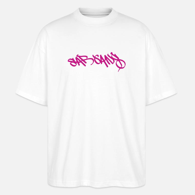 Modisches Sarganser Weihnachtsgeschenk - Stanley/Stella Oversized Unisex Bio T-Shirt Blaster 2.0 - Weiß