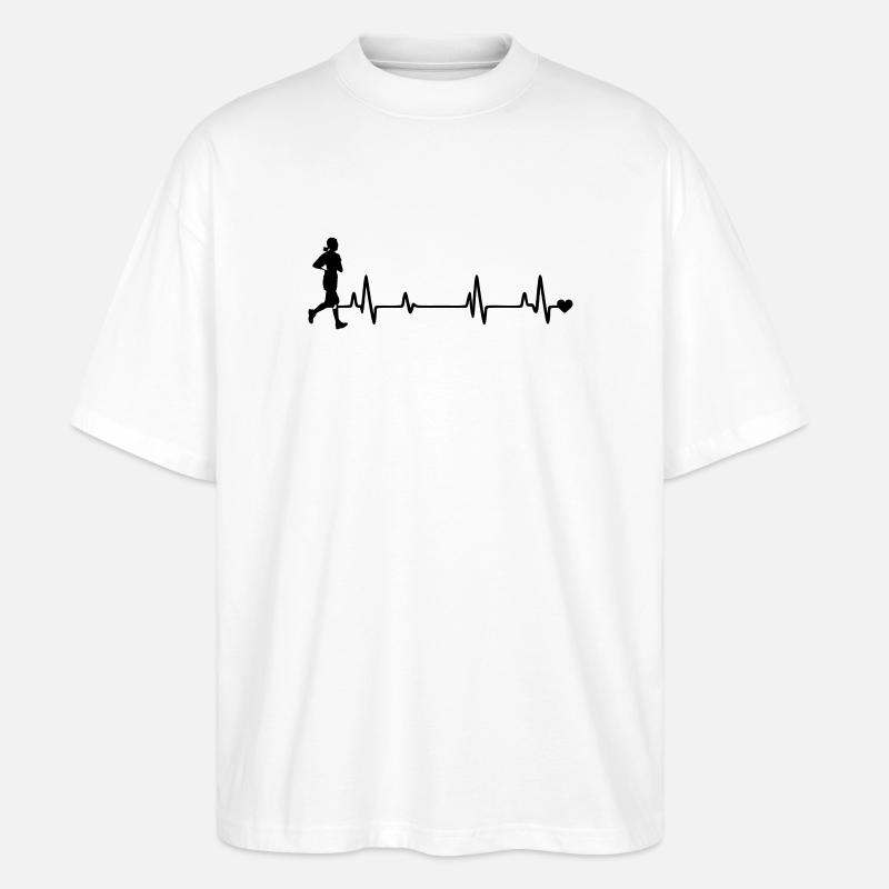 Joggerin - Stanley/Stella Oversized Unisex Bio T-Shirt Blaster 2.0 - Weiß