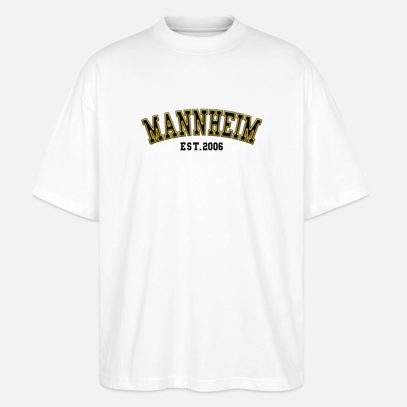 Mannheim Gründung 2006 - Stanley/Stella Oversized Unisex Bio T-Shirt Blaster 2.0 - Weiß