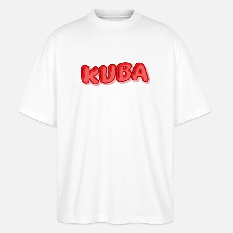 Comic Cuba - Stanley/Stella Oversized Unisex Organic T-shirt Blaster 2.0 - white