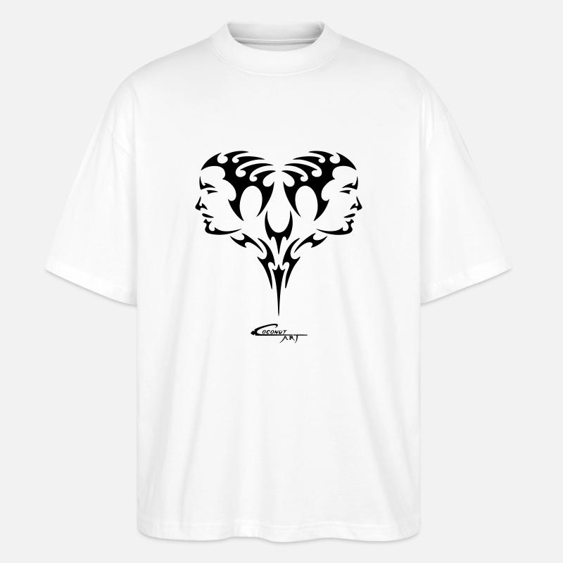 Gemini - Stanley/Stella Oversized Unisex Organic T-shirt Blaster 2.0 - white