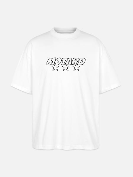 Motard - T-shirt bio Blaster 2.0 coupe oversize Stanley/Stella Unisexe - blanc