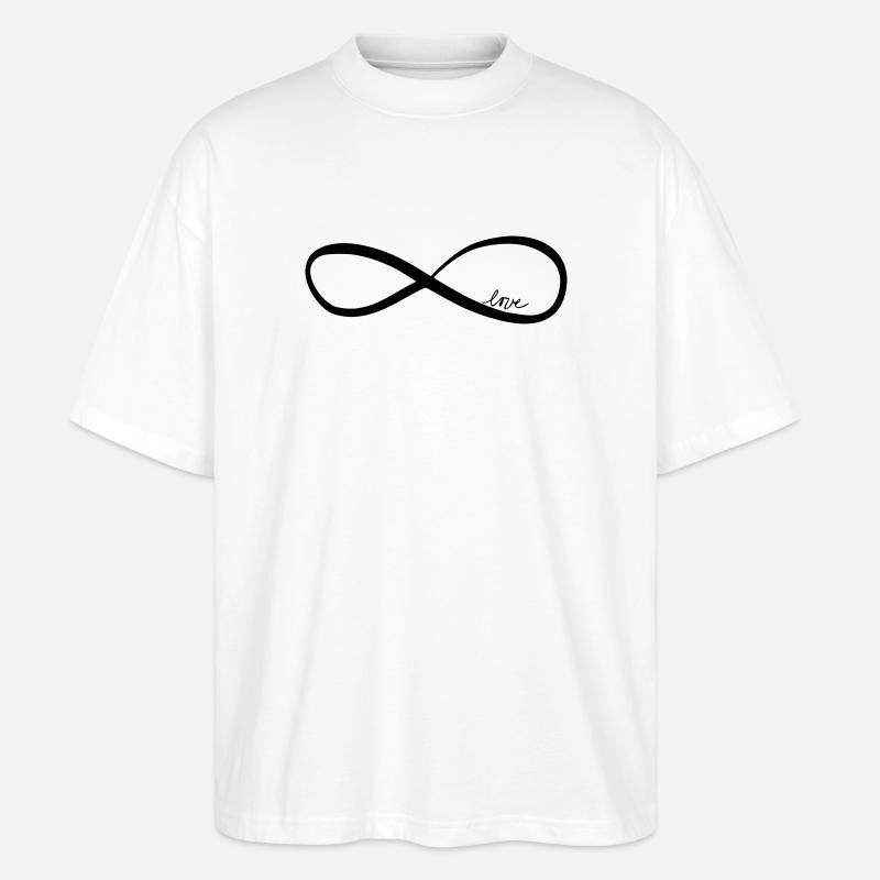 love forever - Stanley/Stella Oversized Unisex Bio T-Shirt Blaster 2.0 - Weiß