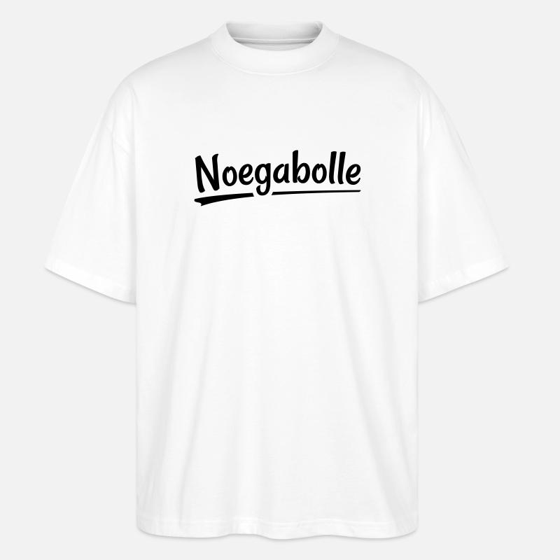 Noegabolle- Dialecte anversois - T-shirt bio Blaster 2.0 coupe oversize Stanley/Stella Unisexe - blanc