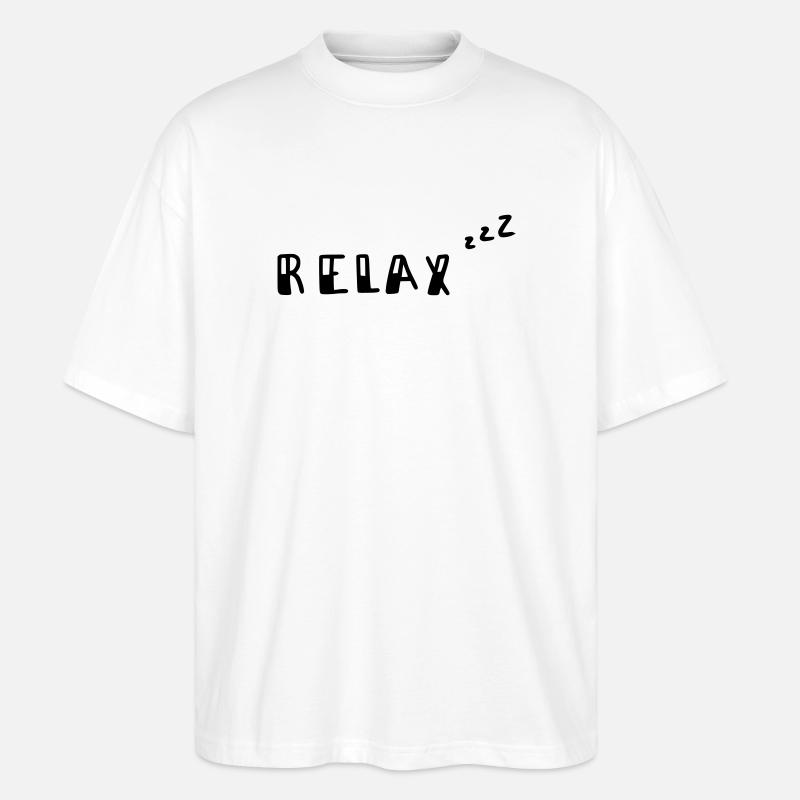 Relax - Stanley/Stella Oversized Unisex Bio T-Shirt Blaster 2.0 - Weiß