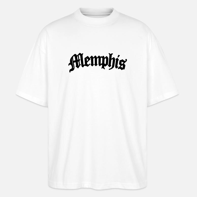 Memphis - T-shirt bio Blaster 2.0 coupe oversize Stanley/Stella Unisexe - blanc