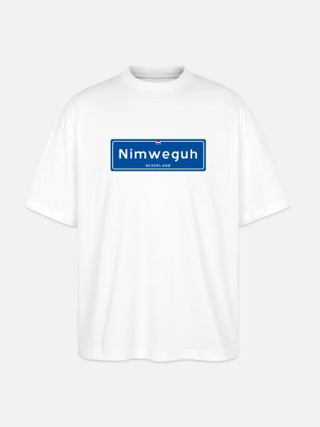 Nimweguh (Nimègue) - T-shirt bio Blaster 2.0 coupe oversize Stanley/Stella Unisexe - blanc