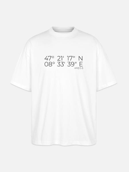 Coordonnées District 8 Zurich - T-shirt bio Blaster 2.0 coupe oversize Stanley/Stella Unisexe - blanc