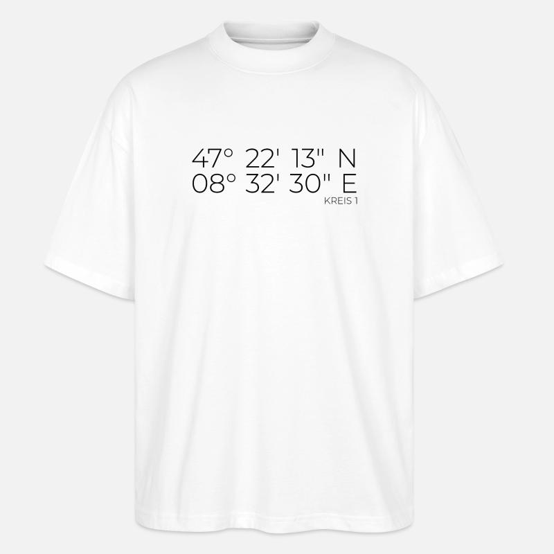 Coordonnées District 1 Zurich - T-shirt bio Blaster 2.0 coupe oversize Stanley/Stella Unisexe - blanc