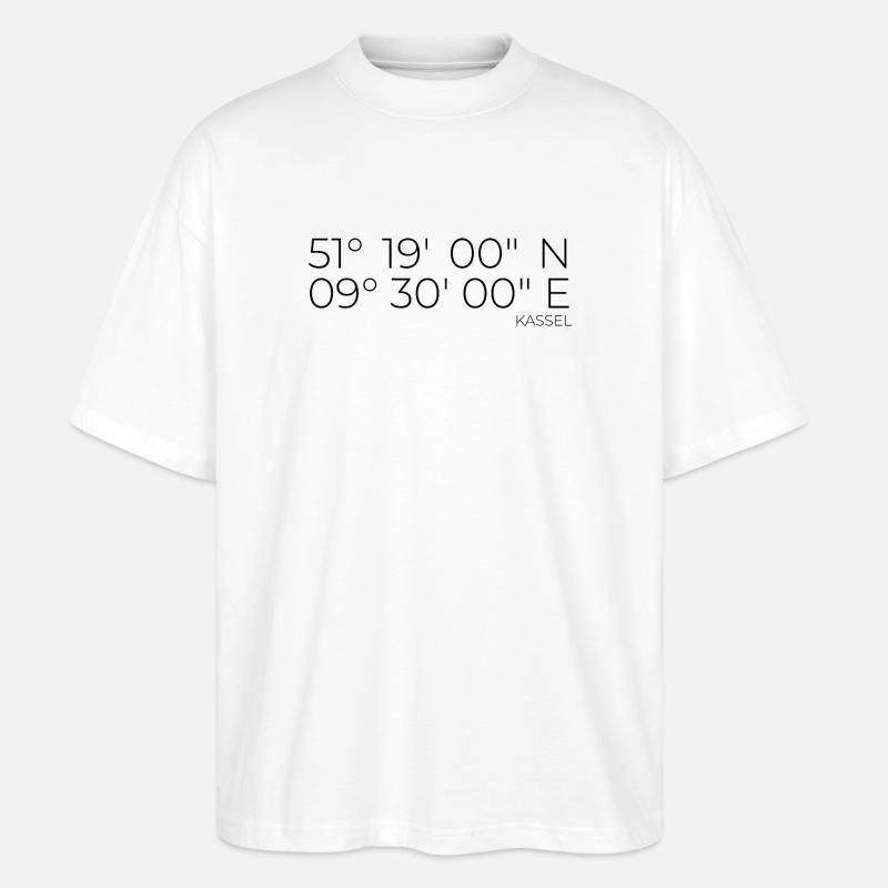 coordinates Kassel - Stanley/Stella Oversized Unisex Organic T-shirt Blaster 2.0 - white