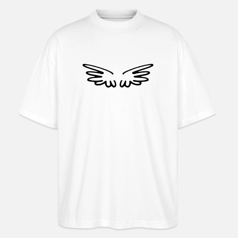 Aile - T-shirt bio Blaster 2.0 coupe oversize Stanley/Stella Unisexe - blanc