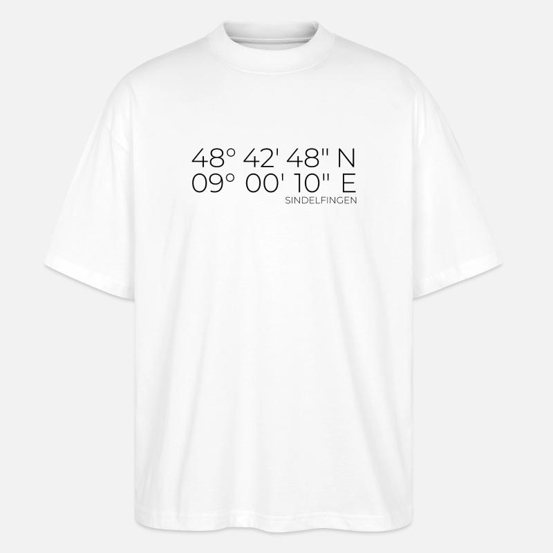 Coordinates Sindelfingen - Stanley/Stella Oversized Unisex Organic T-shirt Blaster 2.0 - white