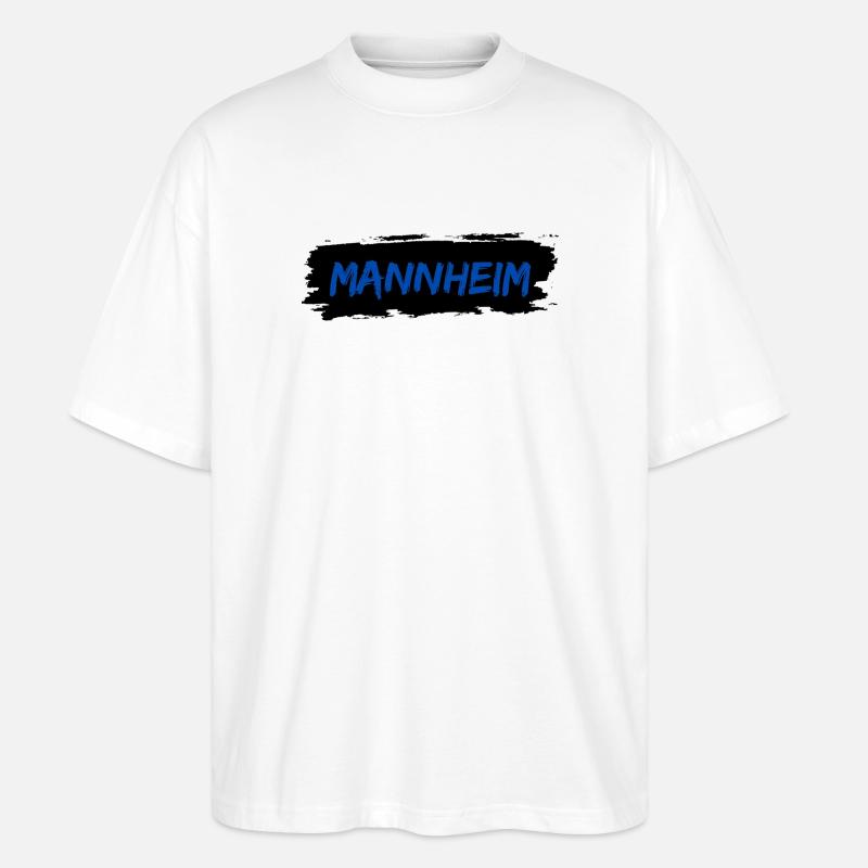 Mannheim - Stanley/Stella Oversized Unisex Bio T-Shirt Blaster 2.0 - Weiß