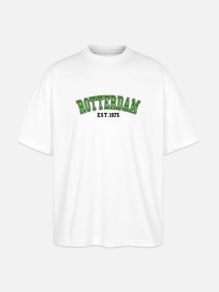 Rotterdam Est.1975 - Stanley/Stella Oversized Unisex Bio T-Shirt Blaster 2.0 - Weiß