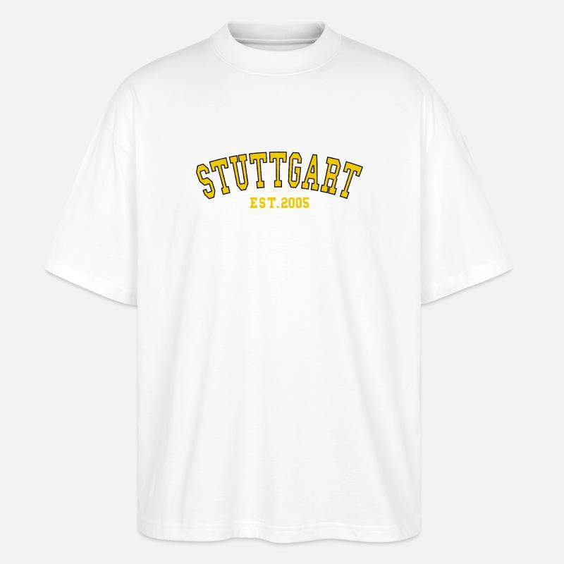 Stuttgart Est. 2005 - Stanley/Stella Oversized Unisex Organic T-shirt Blaster 2.0 - white
