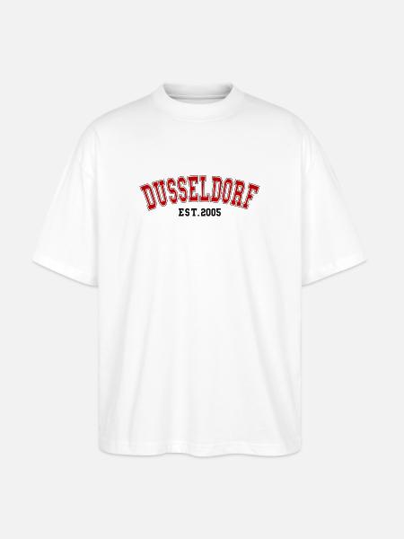 Dusseldorf Est. 2005 - Stanley/Stella Oversized Unisex Organic T-shirt Blaster 2.0 - white