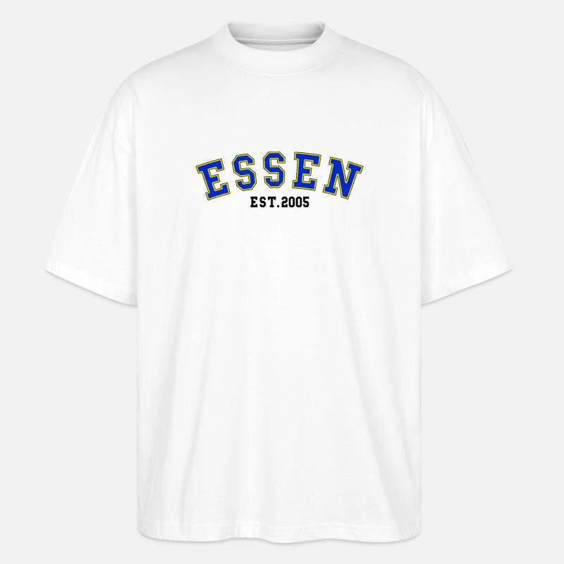 Essen Est. 2005 - Stanley/Stella Oversized Unisex Bio T-Shirt Blaster 2.0 - Weiß