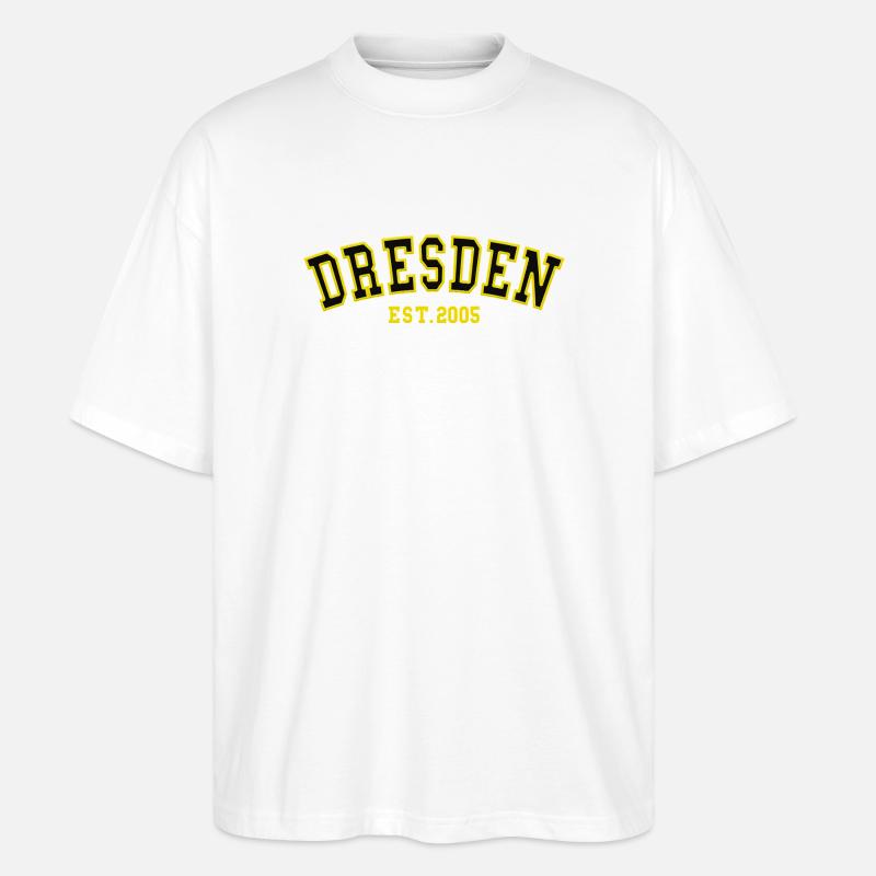Dresde Est. 2005 - T-shirt bio Blaster 2.0 coupe oversize Stanley/Stella Unisexe - blanc
