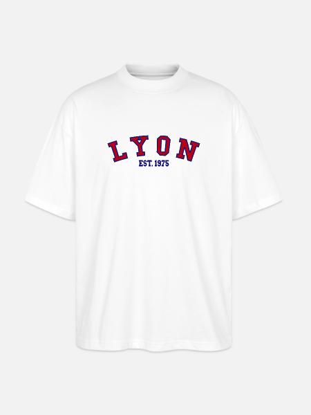 Lyon Est. 1975 - T-shirt bio Blaster 2.0 coupe oversize Stanley/Stella Unisexe - blanc