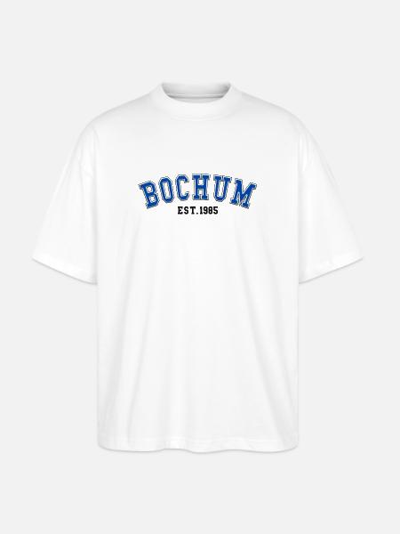 Bochum Est. 1985 - Stanley/Stella Oversized Unisex Organic T-shirt Blaster 2.0 - white