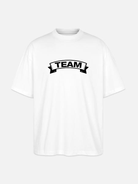 Équipe Banderole - T-shirt bio Blaster 2.0 coupe oversize Stanley/Stella Unisexe - blanc