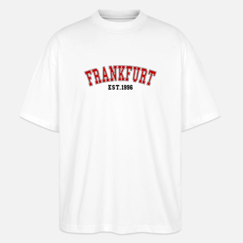 Est. Francfort, 1996 - T-shirt bio Blaster 2.0 coupe oversize Stanley/Stella Unisexe - blanc