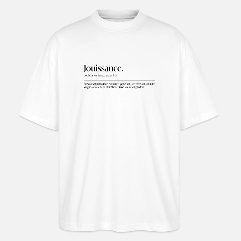 Jouissance – Lust als Statement - Stanley/Stella Oversized Unisex Bio T-Shirt Blaster 2.0 - Weiß