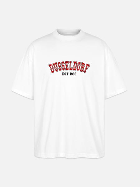 Dusseldorf Est. 1996 - Stanley/Stella Oversized Unisex Organic T-shirt Blaster 2.0 - white