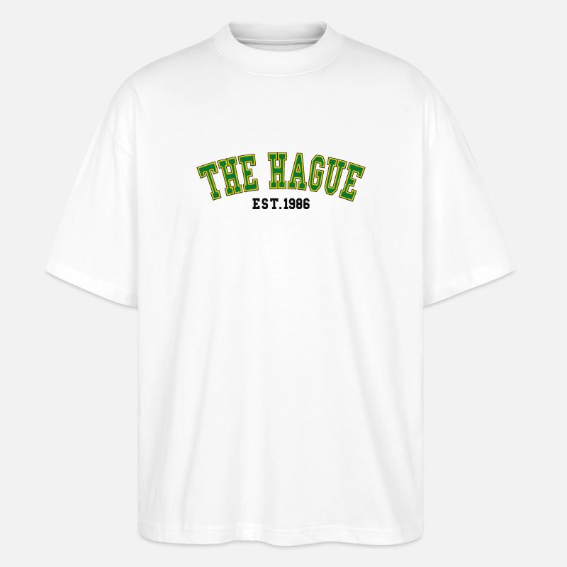 La Haye fondée en 1986 - T-shirt bio Blaster 2.0 coupe oversize Stanley/Stella Unisexe - blanc