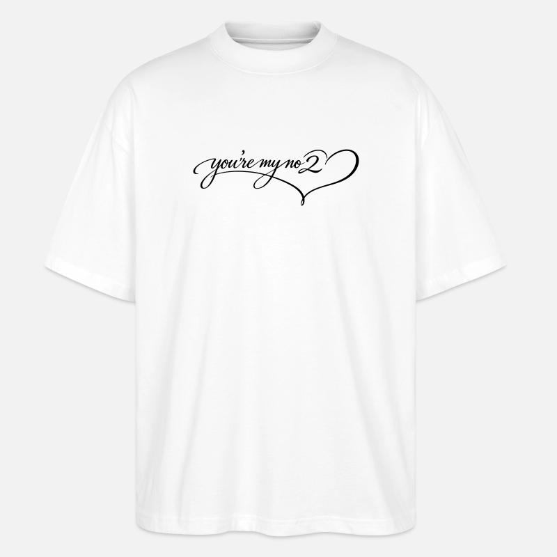 NO2 - Stanley/Stella Oversized Unisex Organic T-shirt Blaster 2.0 - white