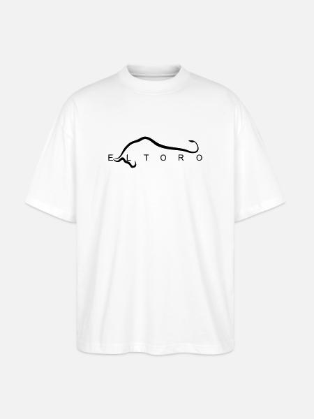 El_Toro - Stanley/Stella Oversized Unisex Bio T-Shirt Blaster 2.0 - Weiß