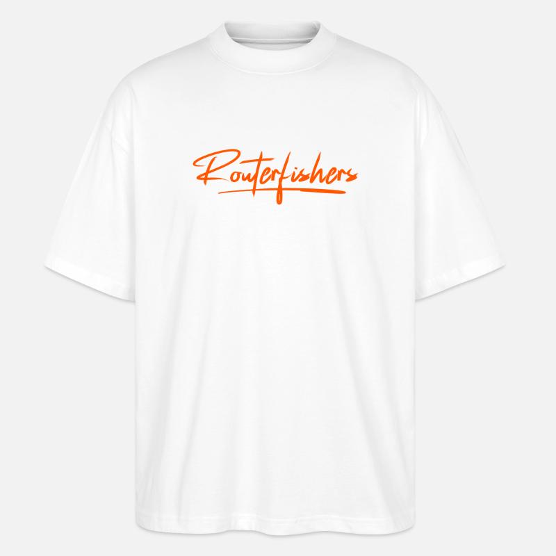 Routerfishers Classic 2 - T-shirt bio Blaster 2.0 coupe oversize Stanley/Stella Unisexe - blanc