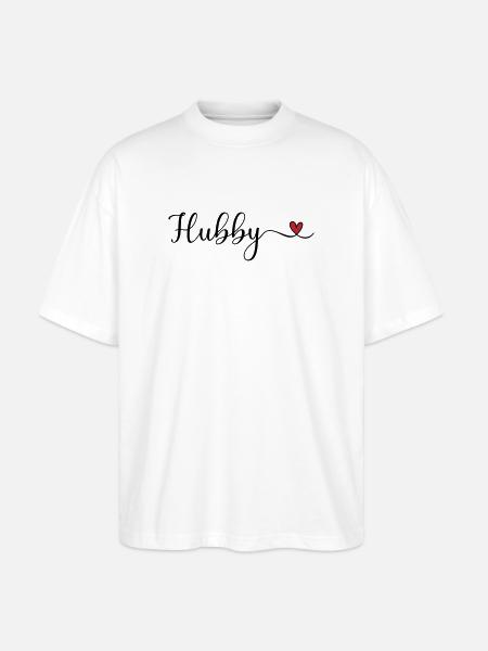 Hubby - Stanley/Stella Oversized Unisex Organic T-shirt Blaster 2.0 - white