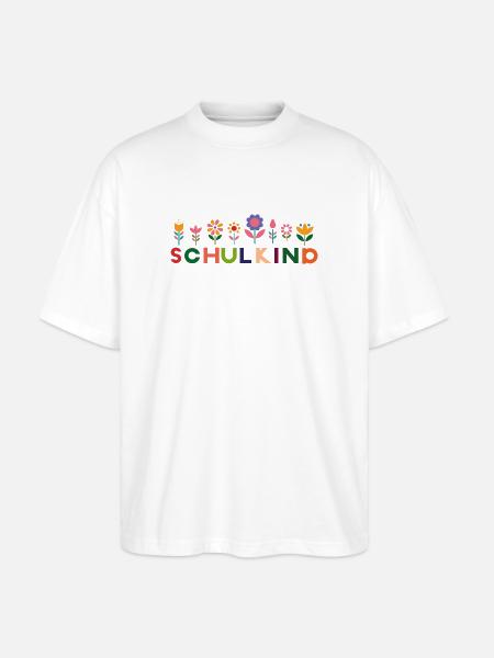 Schulkind - Stanley/Stella Oversized Unisex Bio T-Shirt Blaster 2.0 - Weiß