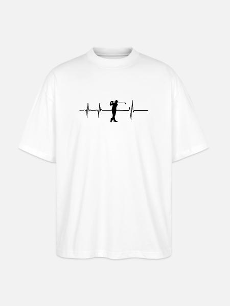 Golf en rythme - T-shirt bio Blaster 2.0 coupe oversize Stanley/Stella Unisexe - blanc