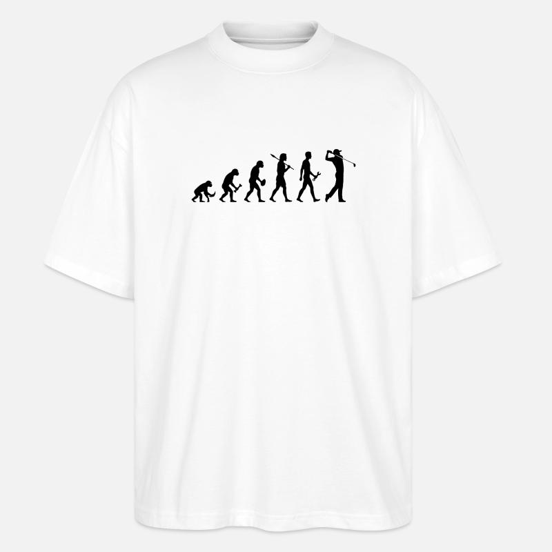 Evolution Golfer Golf - T-shirt bio Blaster 2.0 coupe oversize Stanley/Stella Unisexe - blanc