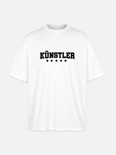 Kuenstler - Stanley/Stella Oversized Unisex Bio T-Shirt Blaster 2.0 - Weiß