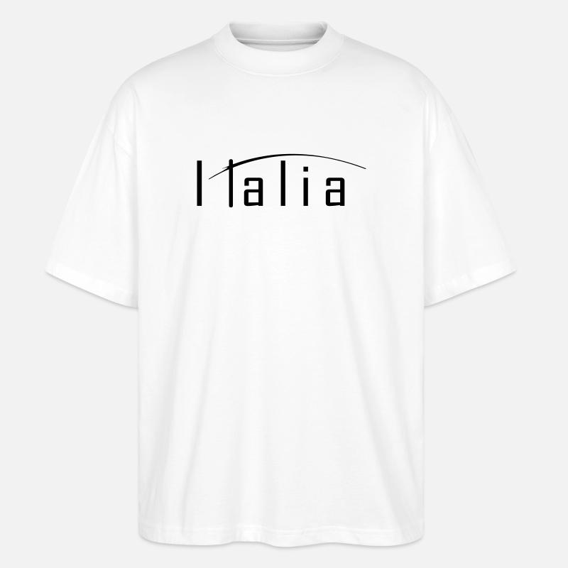 Italia - Stanley/Stella Oversized Unisex Bio T-Shirt Blaster 2.0 - Weiß
