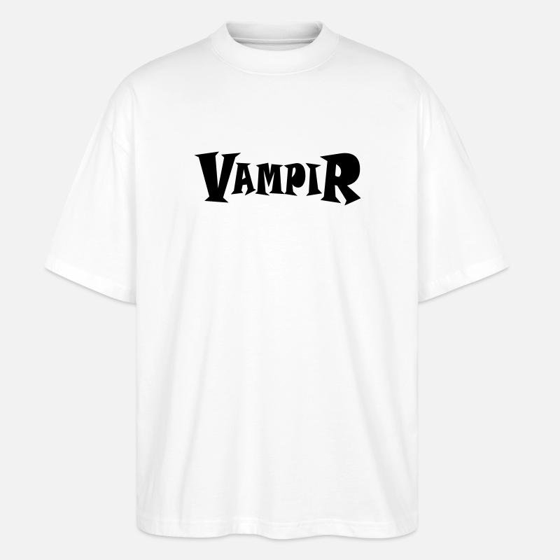 Vampire - Stanley/Stella Oversized Unisex Organic T-shirt Blaster 2.0 - white