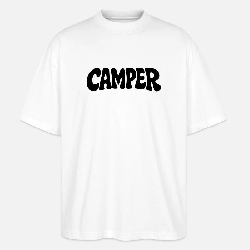 Camper - Stanley/Stella Oversized Unisex Bio T-Shirt Blaster 2.0 - Weiß