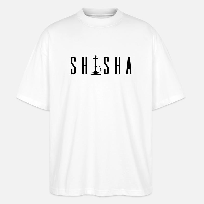 Hookah - Stanley/Stella Oversized Unisex Organic T-shirt Blaster 2.0 - white