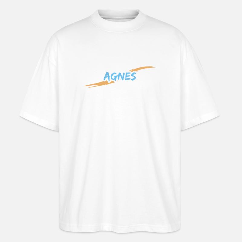 Agnes - Stanley/Stella Oversized Unisex Bio T-Shirt Blaster 2.0 - Weiß