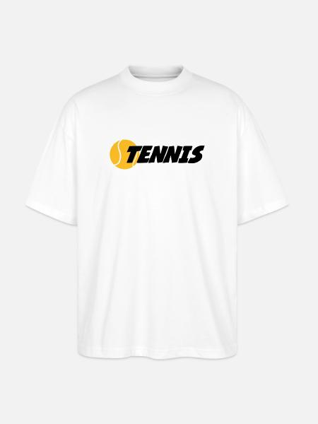 Tennis - T-shirt bio Blaster 2.0 coupe oversize Stanley/Stella Unisexe - blanc