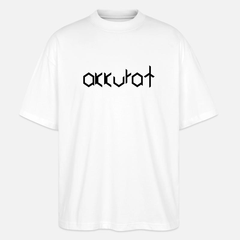 akkurat - Stanley/Stella Oversized Unisex Bio T-Shirt Blaster 2.0 - Weiß