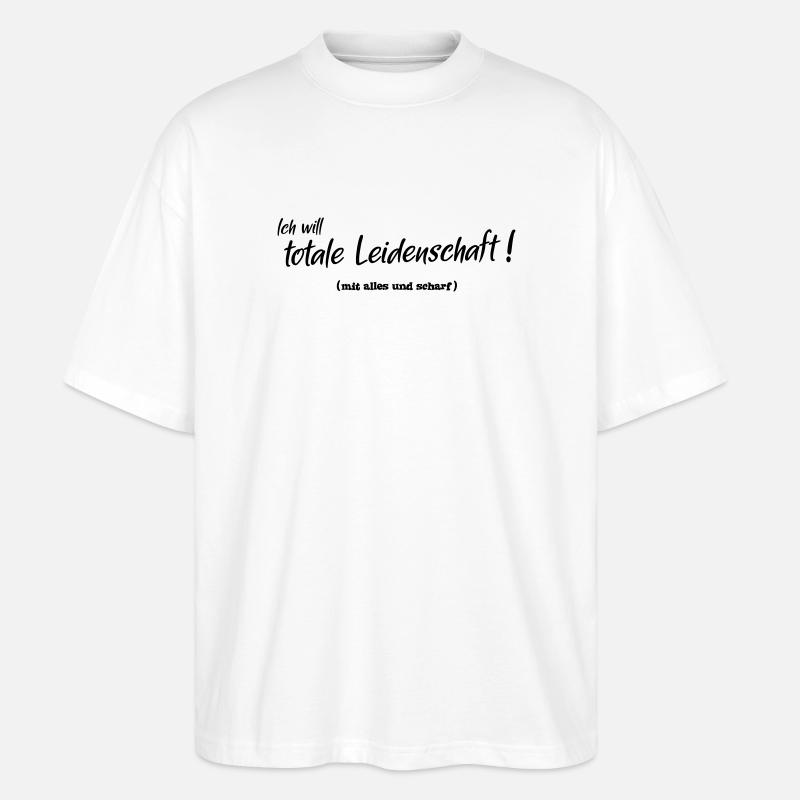 Totale Leidenschaft - Stanley/Stella Oversized Unisex Bio T-Shirt Blaster 2.0 - Weiß